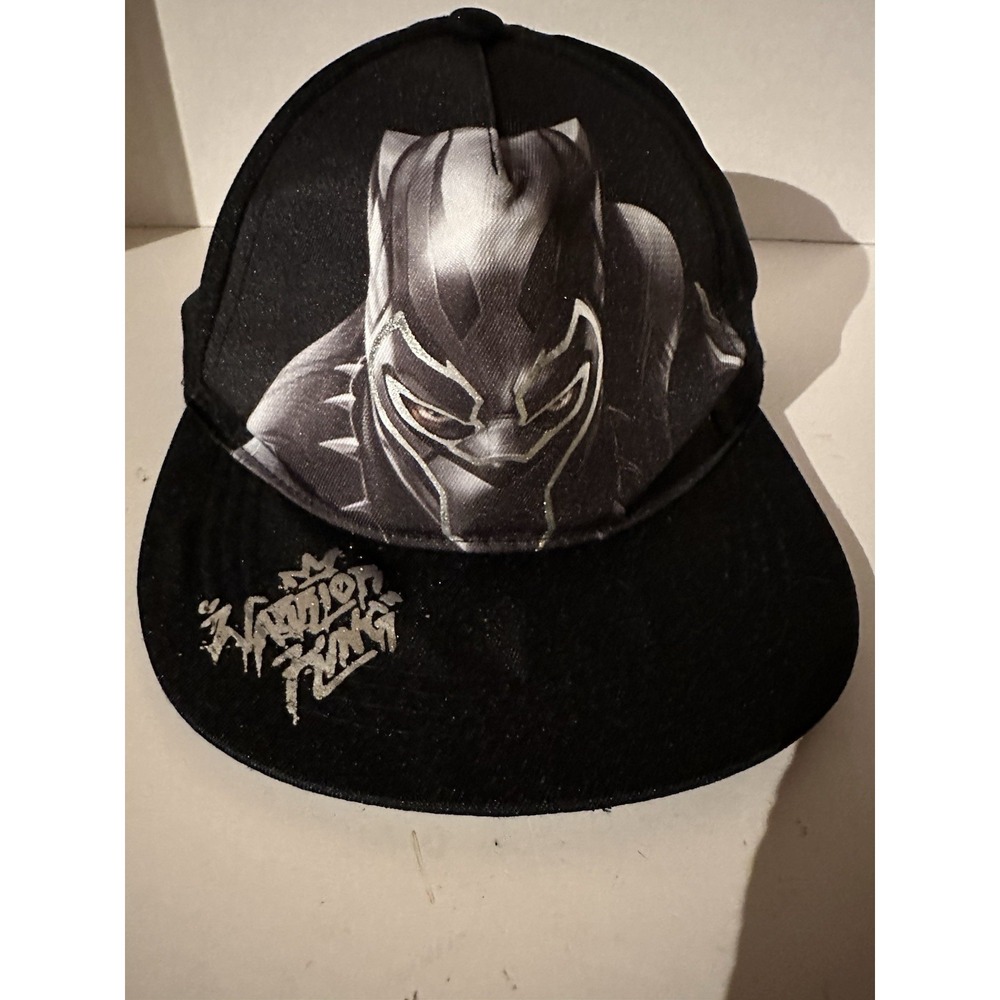 Marvel Warrior King Baseball Cap Hat  Black Panther SnapBack EC